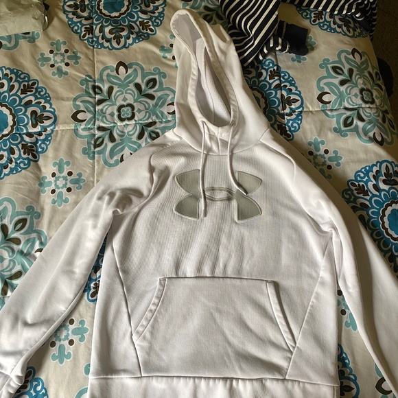 Under Armour White Hoodie - Picture 1 of 1